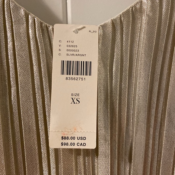 Anthropology metallic spaghetti strap top - Picture 2 of 4